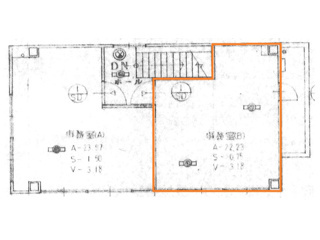 大津市松本１丁目の事務所の間取り