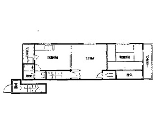 守山市吉身１丁目の店舗一部の区画図