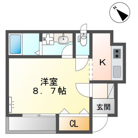【間取り】 | パシフィックパレス向山