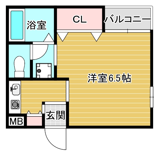 ハイツサンマルクの間取り