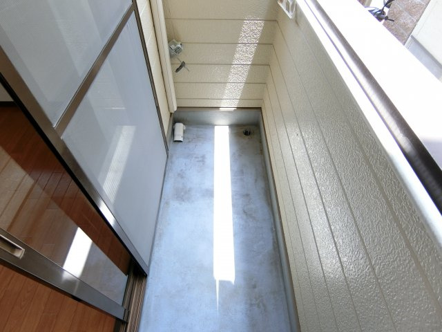 ハイツサンマルクのバルコニー