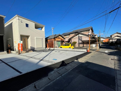【前面道路含む現地写真】 | 豊山町豊場新田町＜仲介手数料無料＞豊山小・豊山中　新築一戸建て | 仲介手数料無料キャンペーン中