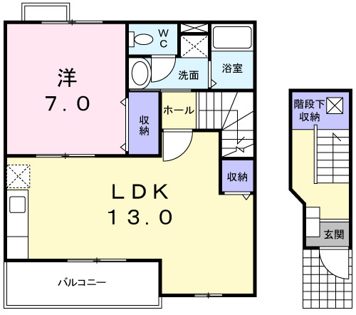 【間取り】 | ブリーゼＳＫ・Ⅱ