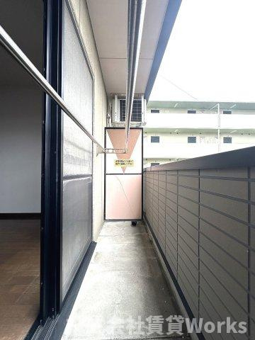 パレットのバルコニー|陽当たり良好なバルコニーです