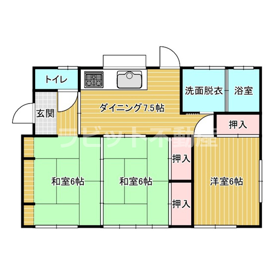 【間取り】 | 収益用建物：三股町樺山