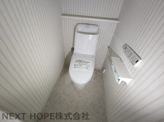 【トイレ】 | シャルマンコーポ伊丹１号棟 | 新品のトイレです♪温水洗浄便座です！水廻り全てが新品で気持ちよくご入居していただけます(^^)