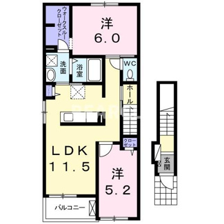 【間取り】 | パレス堅田