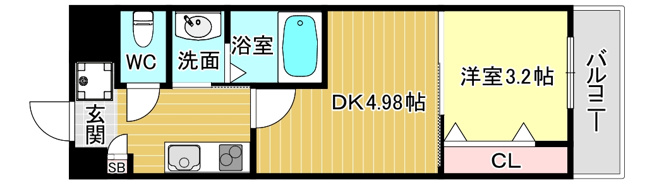 【間取り】 | ＡⅡ上ヶ原関学前