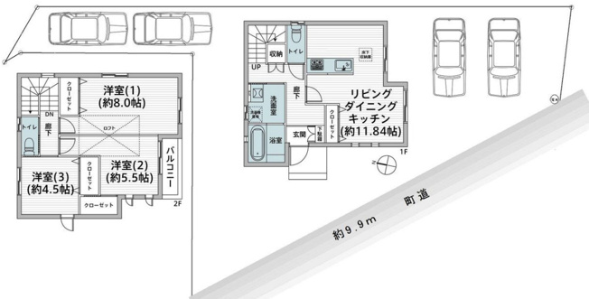【間取り】 | 比企郡川島町上伊草　中古戸建