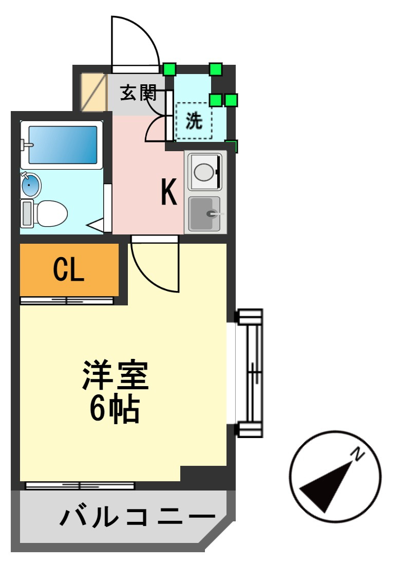 瑞江マキノビルの間取り