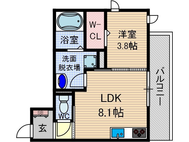 ブランシェトワの間取り