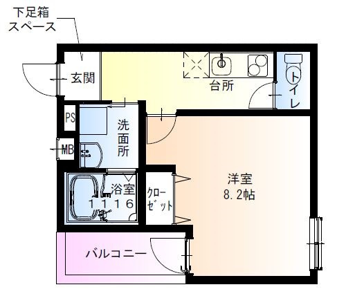 【間取り】 | フジパレス平野郷Ⅲ番館