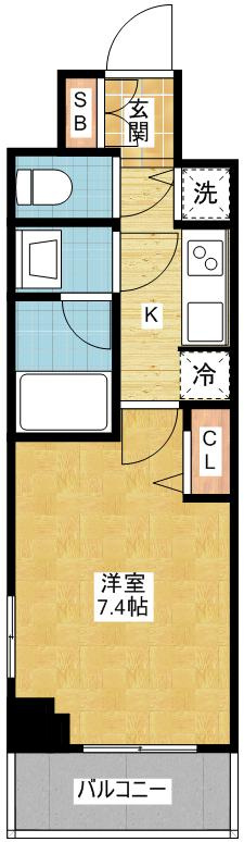 セイワパレス丸の内駅前プレミア❘名古屋市の賃貸ならMy賃貸の間取り|セイワパレス丸の内駅前プレミア