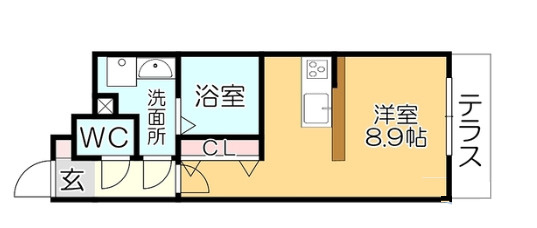 ボンシャンスMⅡの間取り