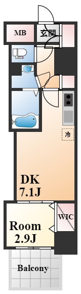 セレニテ神戸ミラクの間取り