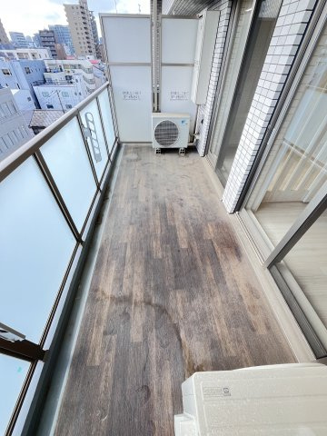 大阪市都島区内代町１丁目の賃貸マンションのバルコニー