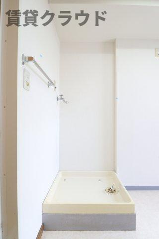 サンモール千葉寺の洗面所|コンパクトで使いやすい洗面所