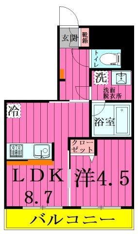 H&K KASHIWA HILLS～エイチアントケーカシワヒルズ～の間取り