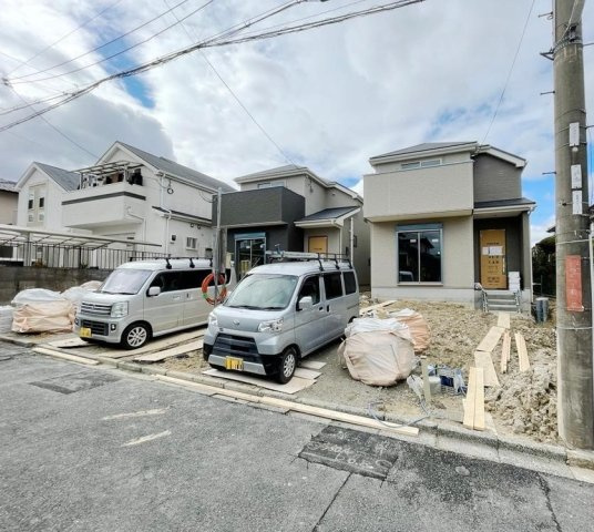 枚方市長尾台１丁目の新築一戸建の駐車場|駐車場です