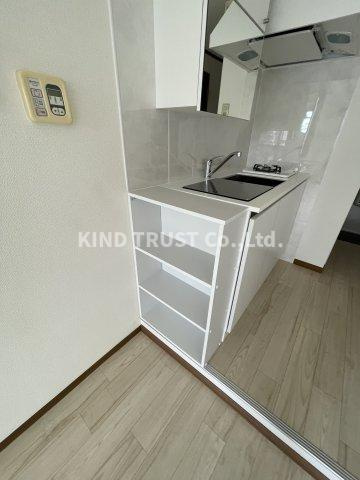 優伸ビルのキッチン|使いやすいキッチンです