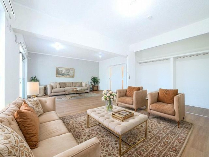 ルノアス富雄の居間・リビング|CGで家具等を配置したもので家具等は含まれません