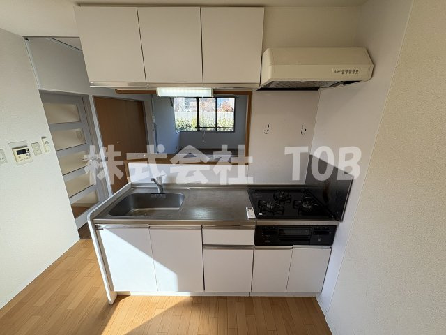 【キッチン】 | テラス浜田山ガーデニア | ガス3口グリル付き※クリーニング完了前※