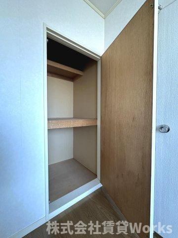 眉山ハイツの収納|収納のためのスペースです