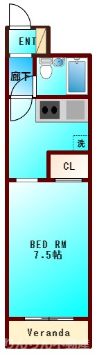 【間取り】 | ダイアパレス徳島県庁前通り | 建物の内部です