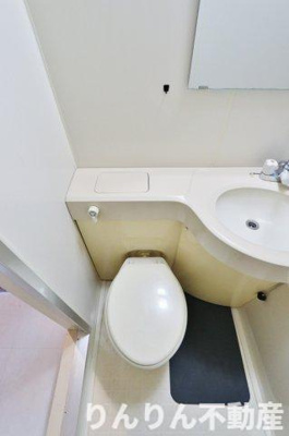 【トイレ】 | ダイアパレス徳島県庁前通り | 落ち着いた色調のトイレです