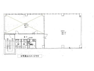 野洲市小篠原の事務所の区画図