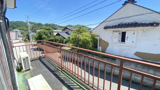 二本松市根崎　中古戸建のバルコニー