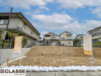 【前面道路含む現地写真】 | 城陽市寺田尼塚　C号地　売土地　建築条件付き