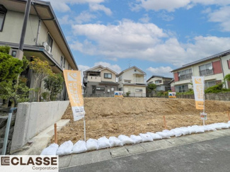 【前面道路含む現地写真】 | 城陽市寺田尼塚　C号地　売土地　建築条件付き