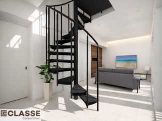 【完成予想図】 | 城陽市寺田尼塚　C号地　売土地　建築条件付き | 参考プランになりますので、お客様のお好みの外観を一緒に作らせていただきます。外壁には、メンテナンスが楽な光セラを採用しており、汚れがつきにくく、色あせもしにくいのでおススメです！