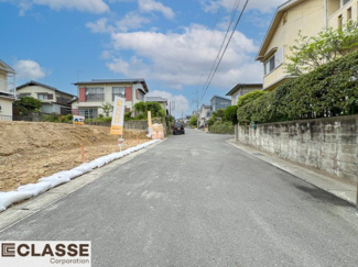 【前面道路含む現地写真】 | 城陽市寺田尼塚　C号地　売土地　建築条件無し