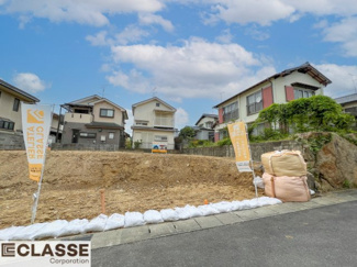 【前面道路含む現地写真】 | 城陽市寺田尼塚　D号地　売土地　建築条件無し