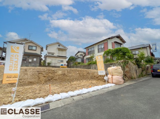 【前面道路含む現地写真】 | 城陽市寺田尼塚　D号地　売土地　建築条件無し