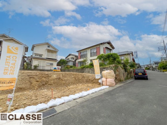 【前面道路含む現地写真】 | 城陽市寺田尼塚　D号地　売土地　建築条件無し
