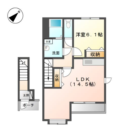 パークサイドⅡの間取り