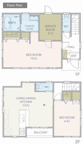【間取り】 | 【仲介手数料０円】茅ヶ崎市美住町　中古一戸建て | 【仲介手数料０円】茅ヶ崎市美住町　中古一戸建て