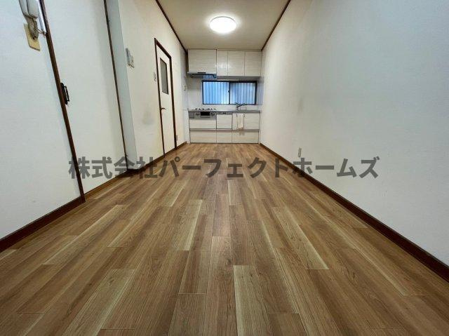 点野5丁目戸建 賃貸の居間・リビング|おしゃれなリビングです