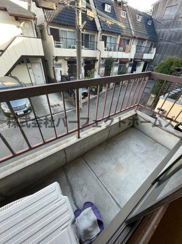 点野5丁目戸建 賃貸のバルコニー|落ち着いた時間を過ごせるバルコニーです