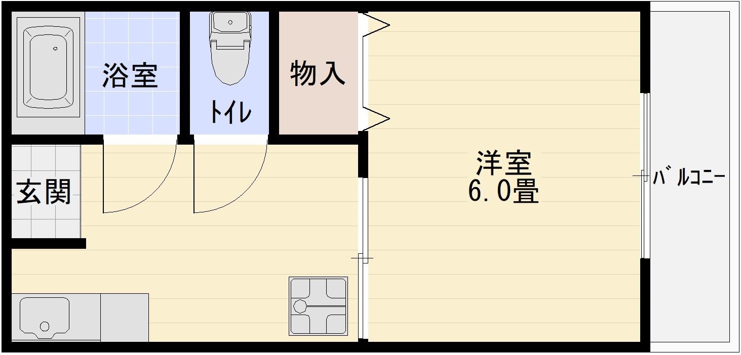 ウエストシャトー2の間取り