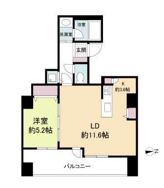 【間取り】 | クロスレジデンス大阪新町