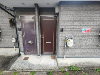 銀閣コーポのエントランス