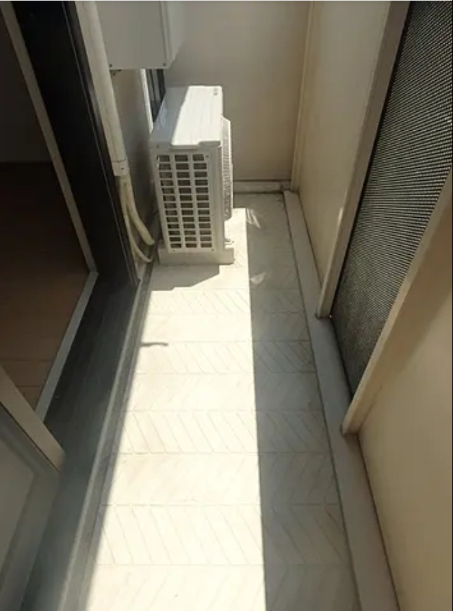 エミネンスナカオ Ａのバルコニー