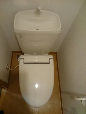 熊本市中央区黒髪６丁目のアパートのトイレ|トイレもきれいです