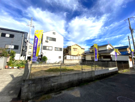【売土地】グラッド・タウン堀溝3丁目の展望|■閑静な住宅街で立地は角地みたいな感じですよ♪♪
