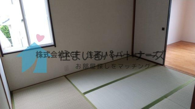国分ガーデンハイツG棟の和室|明るい和室です