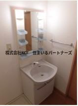 グランシャリオ21の洗面所|広い洗面スペース